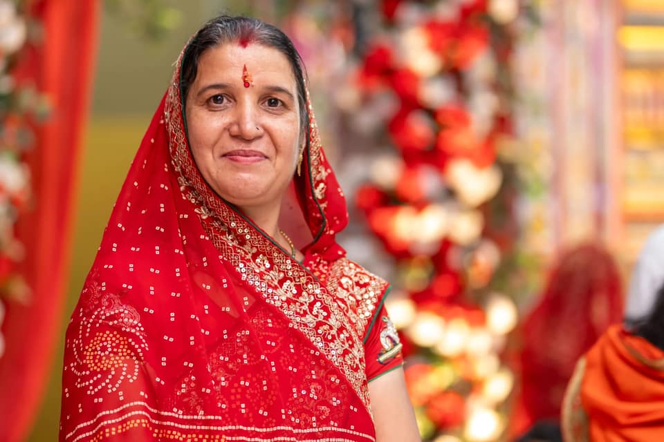 Portrait of a woman named Rukmani